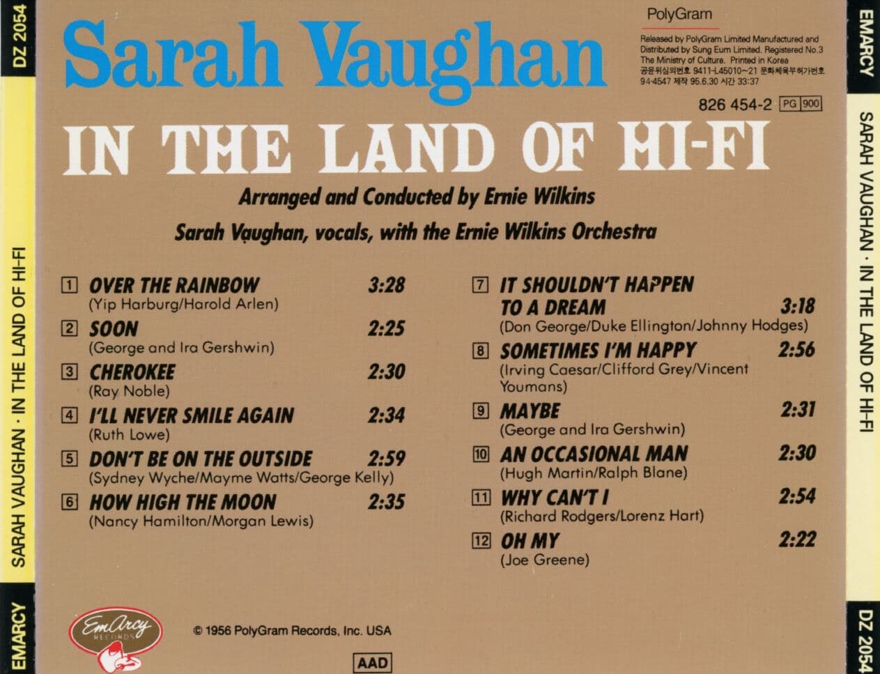 사라 본 - Sarah Vaughan - In The Land Of Hi-Fi