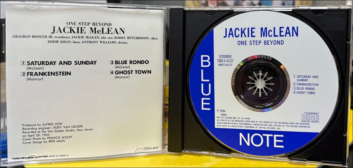 재키 맥린 (Jackie McLean) - One Step Beyond(일본발매) 