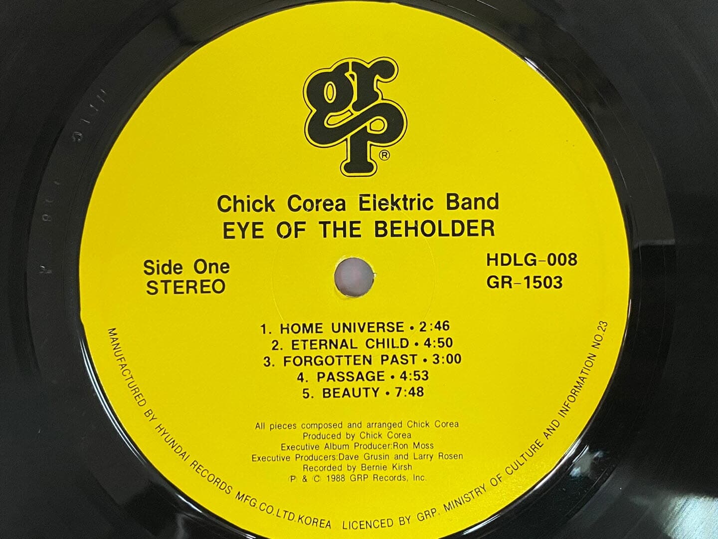 [LP] 칙 코리아 일렉트릭 밴드 - Chick Corea Elektric Band - Eye Of The Beholder LP [서울-라이센스반]