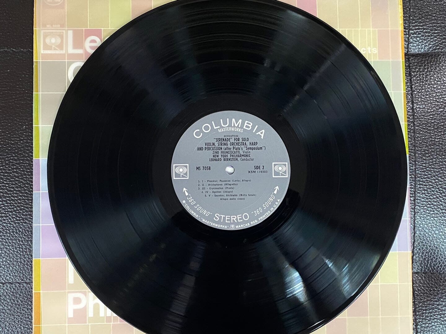 [LP] 레너드 번스타인 - Leonard Bernstein - Copland Organ Symphony LP [U.S반]