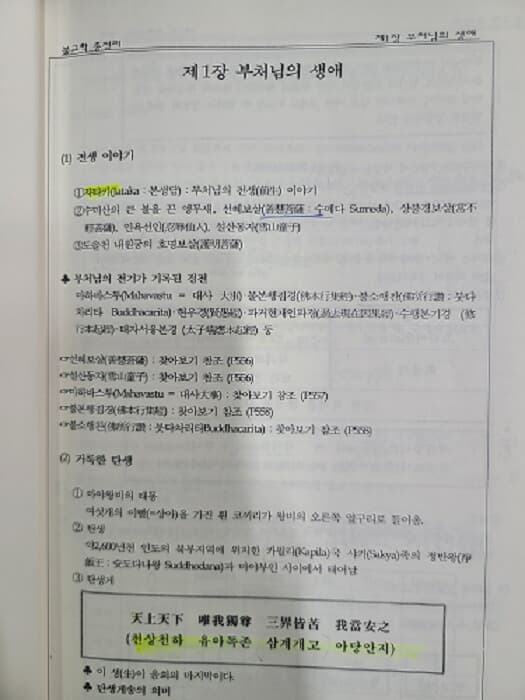 불교학 총정리 요약해설