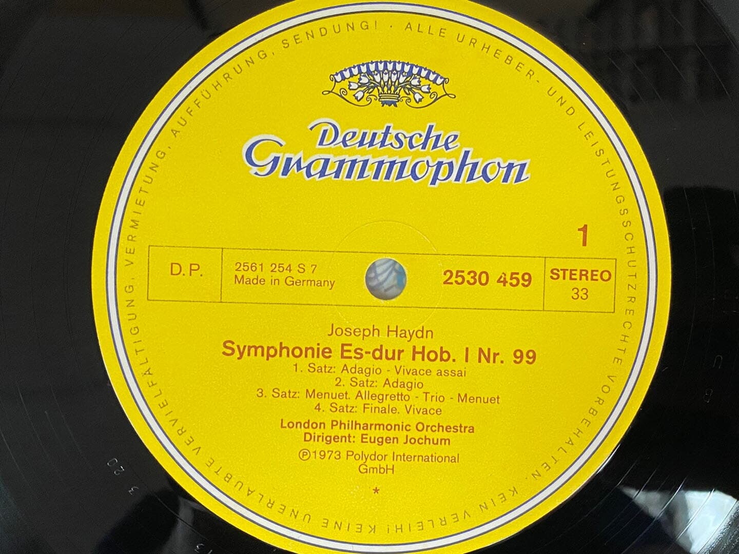 [LP] 오이겐 요훔 - Eugen Jochum - Haydn Symphony No.99 & No.100 LP [독일반]