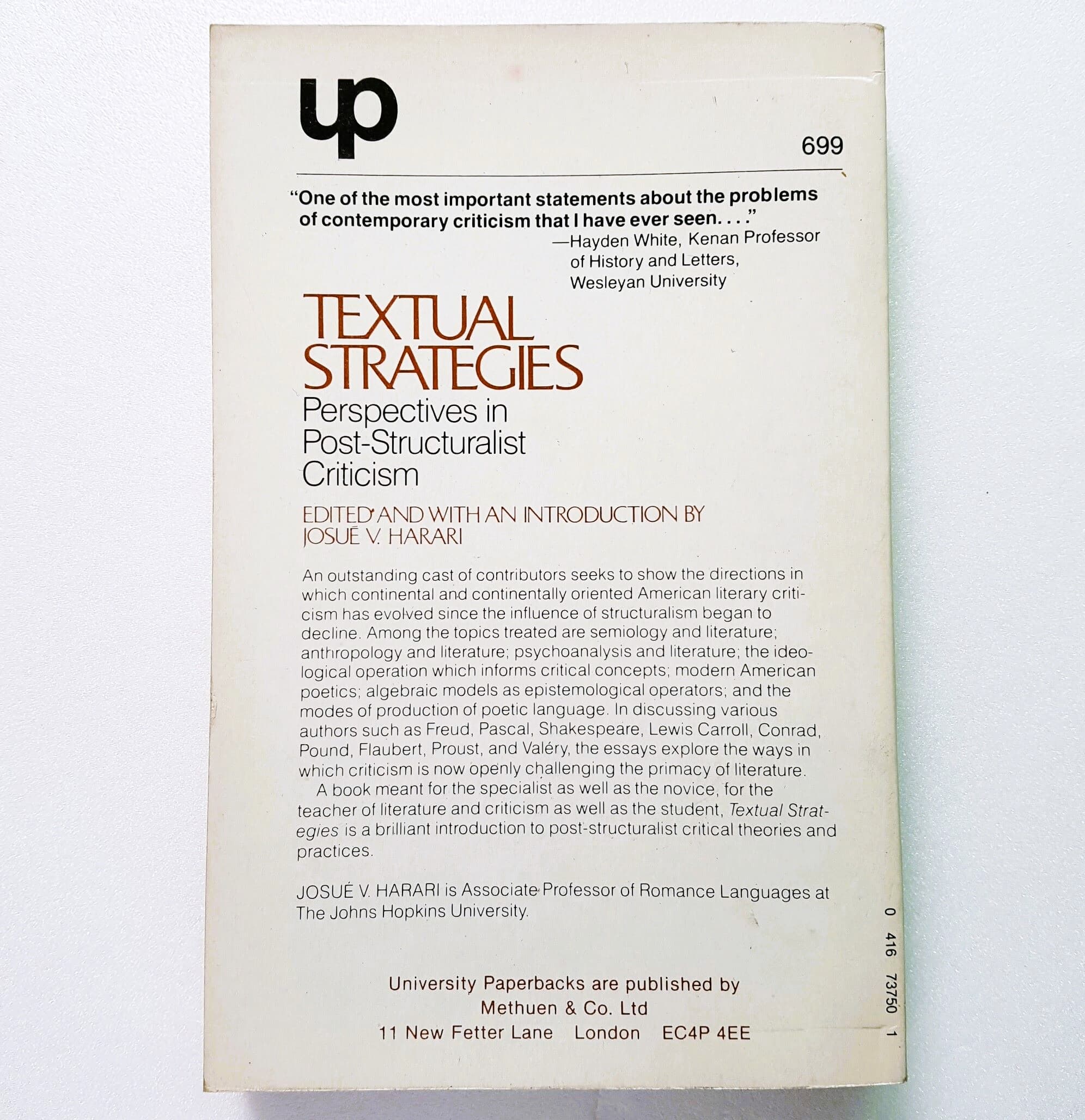 Textual Strategies (Paperback)