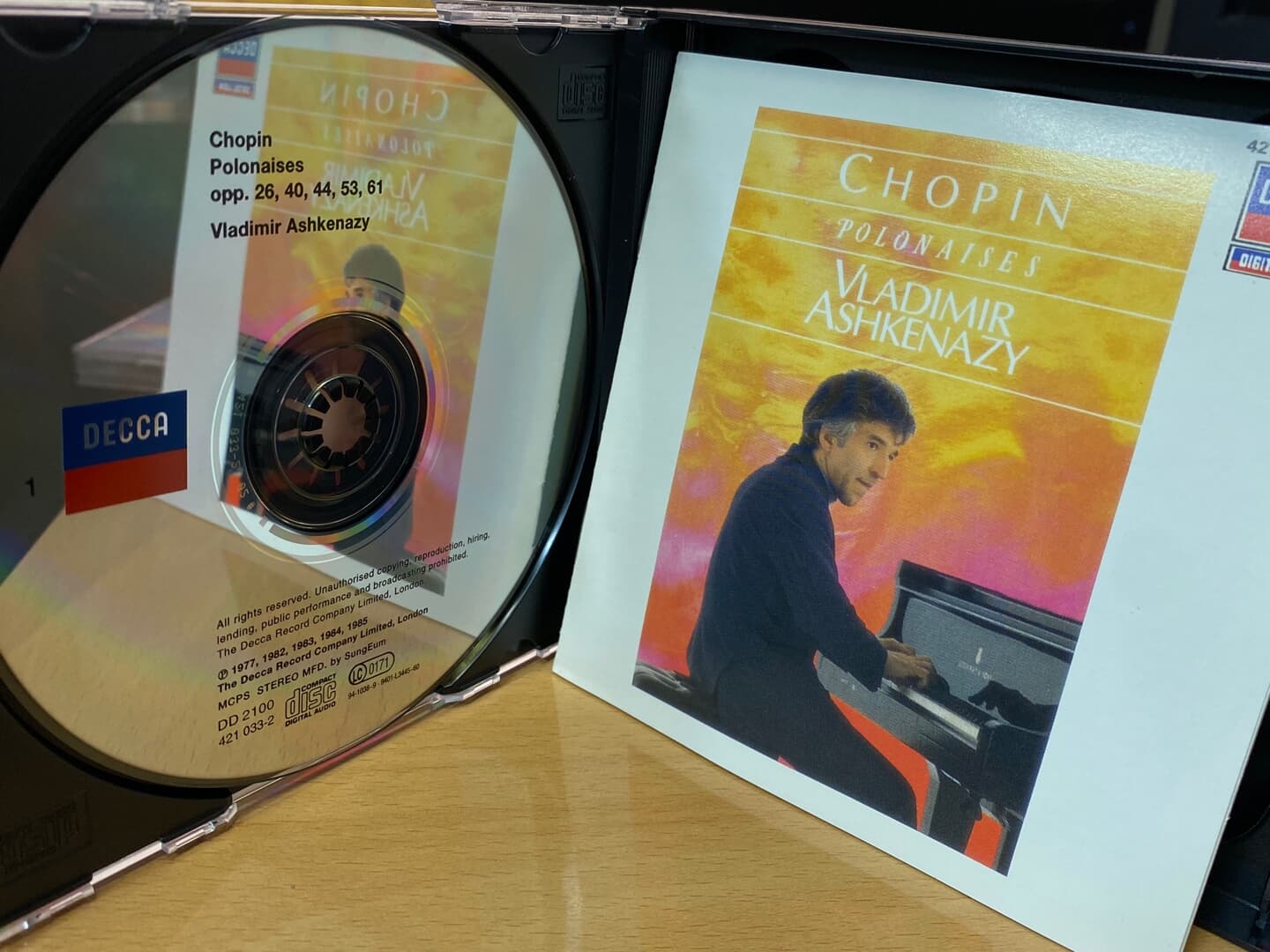 블라디미르 아슈케나지 - Vladimir Ashkenazy - Chopin Polonaises (폴로네이즈) 2Cds