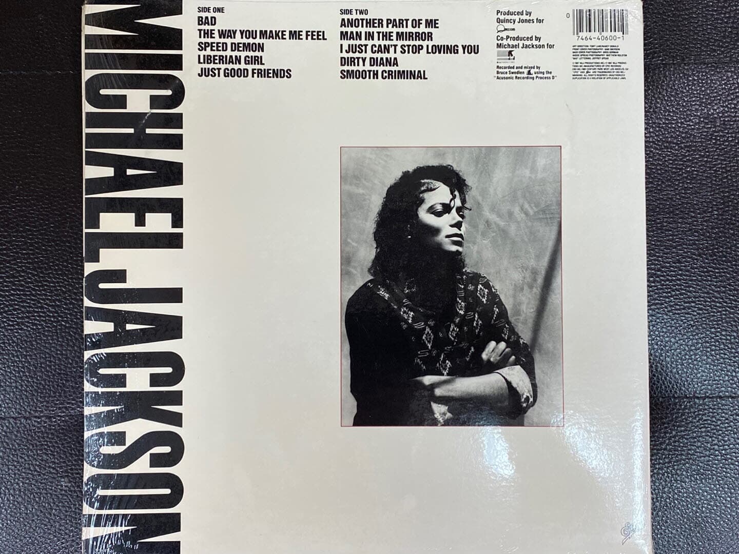 [LP] 마이클 잭슨 - Michael Jackson - Bad LP [U.S발매 초반LP] [U.S반]