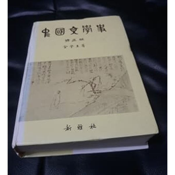 중국문학사 1992년 발행본 신아사
