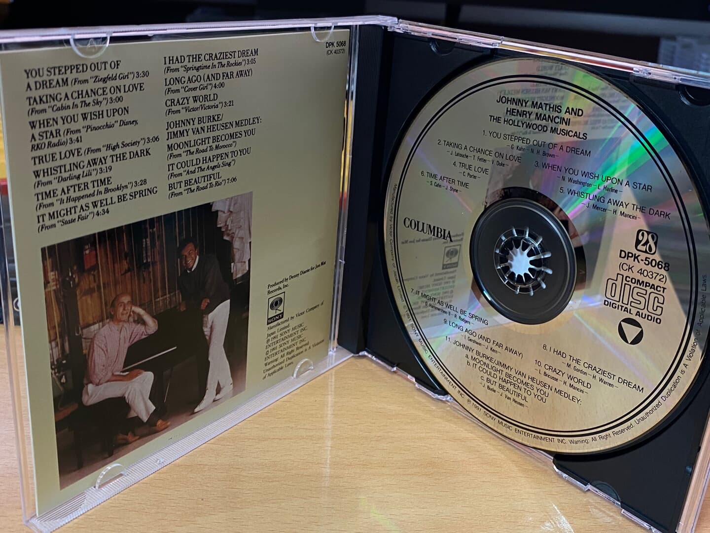 조니 마티스 & 헨리 맨시니 - Johnny Mathis & Henry Mancini - The Hollywood Musicals [일본제작-국내발매]