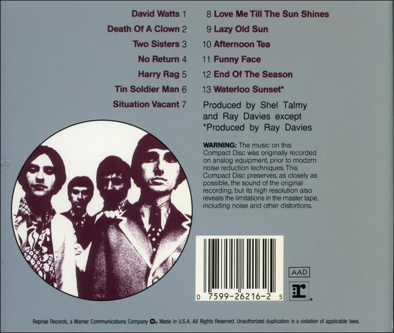 킨크스 (The Kinks) - Something Else (US발매)
