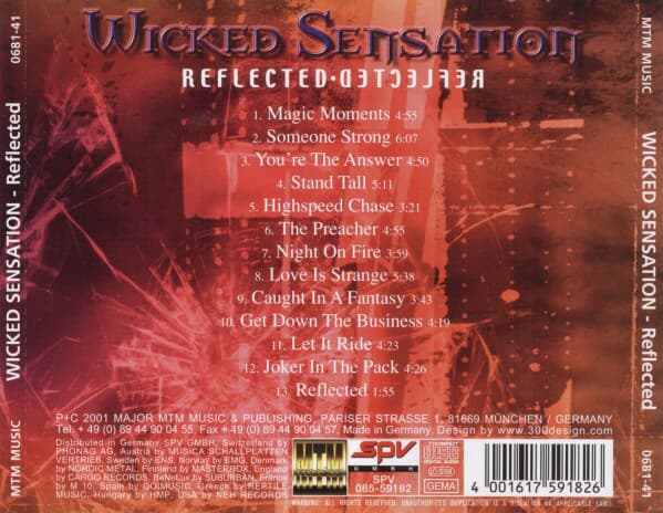 [수입cd]Wicked Sensation - Reflected