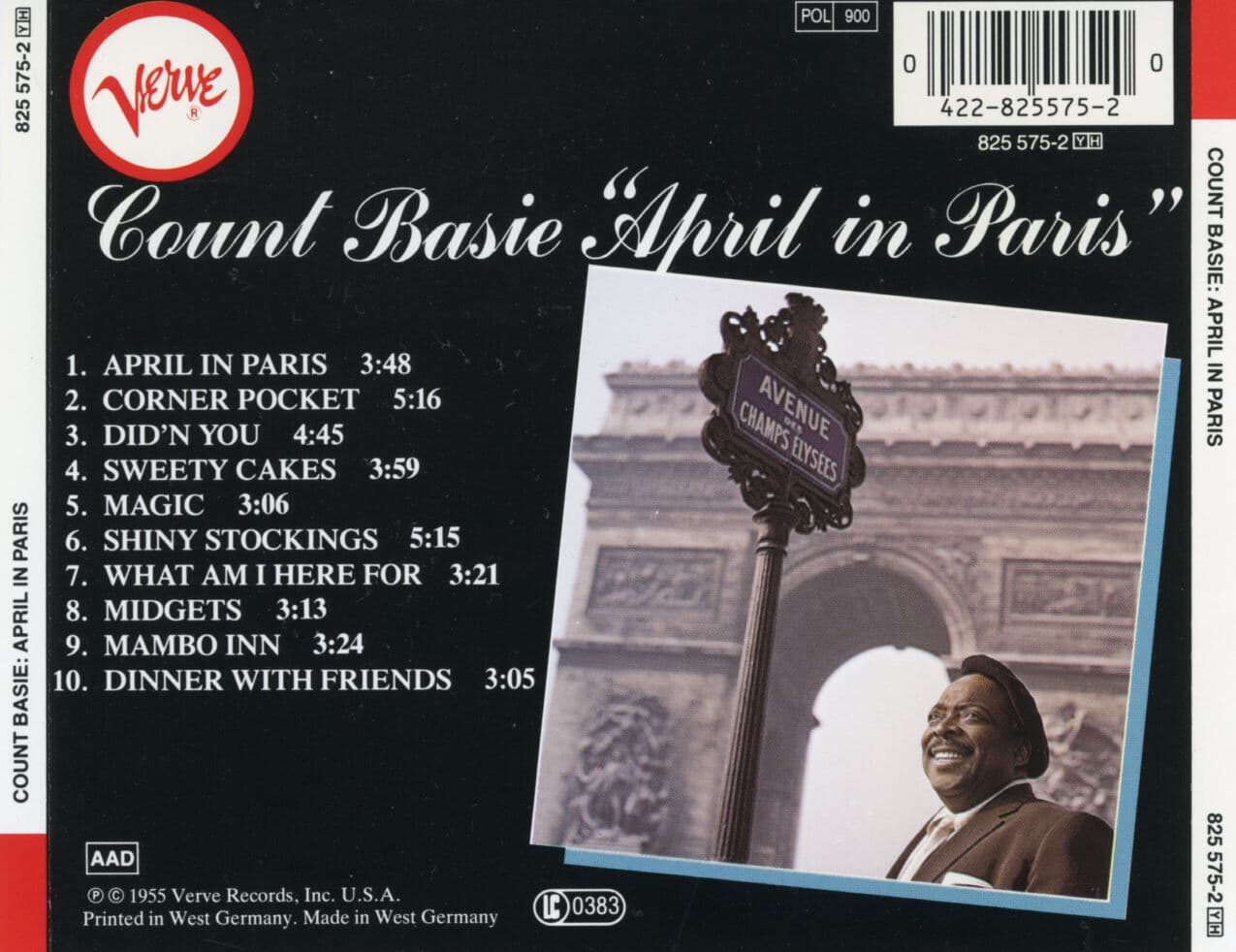 카운트 베이시 - Count Basie And His Orchestra - April In Paris [독일발매]