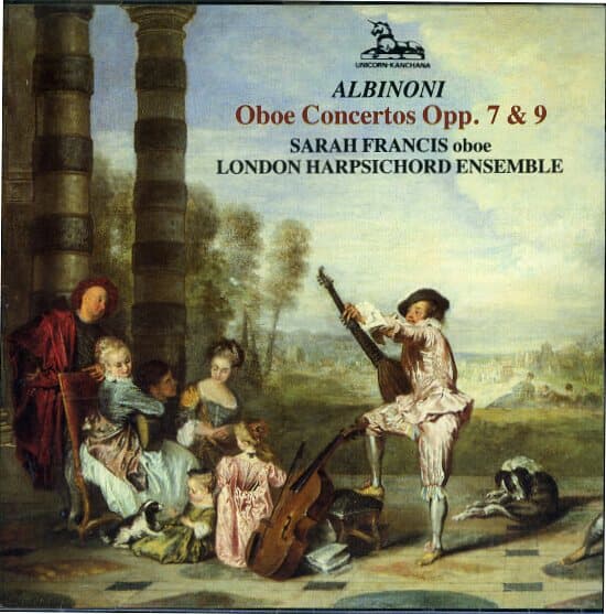 [수입]  Albinoni - Oboe Concertos Opp. 7&9 / Francis / London Harpsichord Ensemble