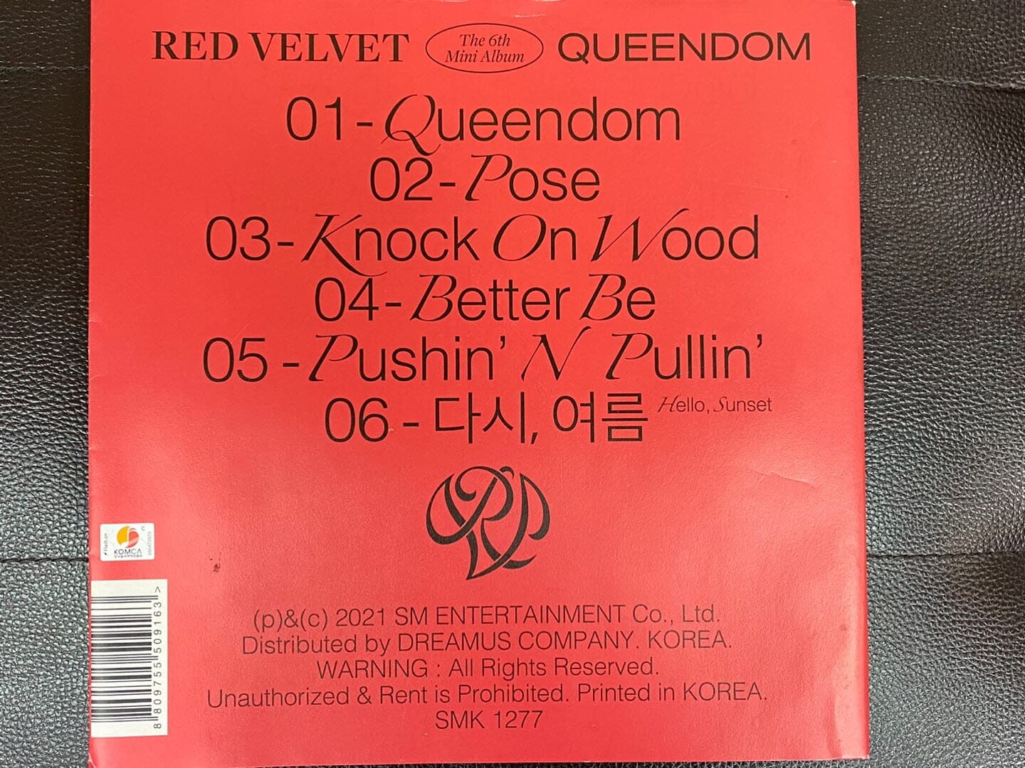 레드벨벳 - 미니 6집 Queendom [Queens Ver.]