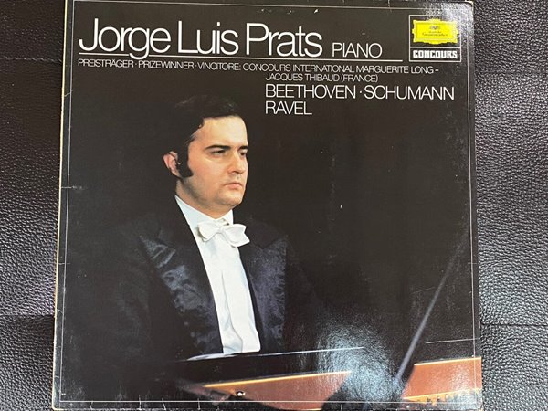 [LP] 호르헤 루이스 프라츠 - Jorge Luis Prats - Beethoven,Schumann,Ravel LP [독일반]