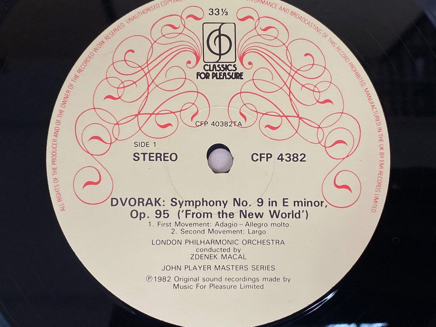 [LP] 즈데네크 마칼 - Zdenek Macal - Dvorak Symphony No.9 From The New World LP [U.K반]