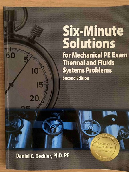 Six-minute Solutions for Mechanical Pe Exam Thermal and Fluids Systems Problems