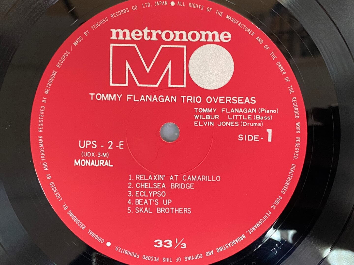 [LP] 토미 플라나건 - Tommy Flanagan - Overseas LP [일본반]