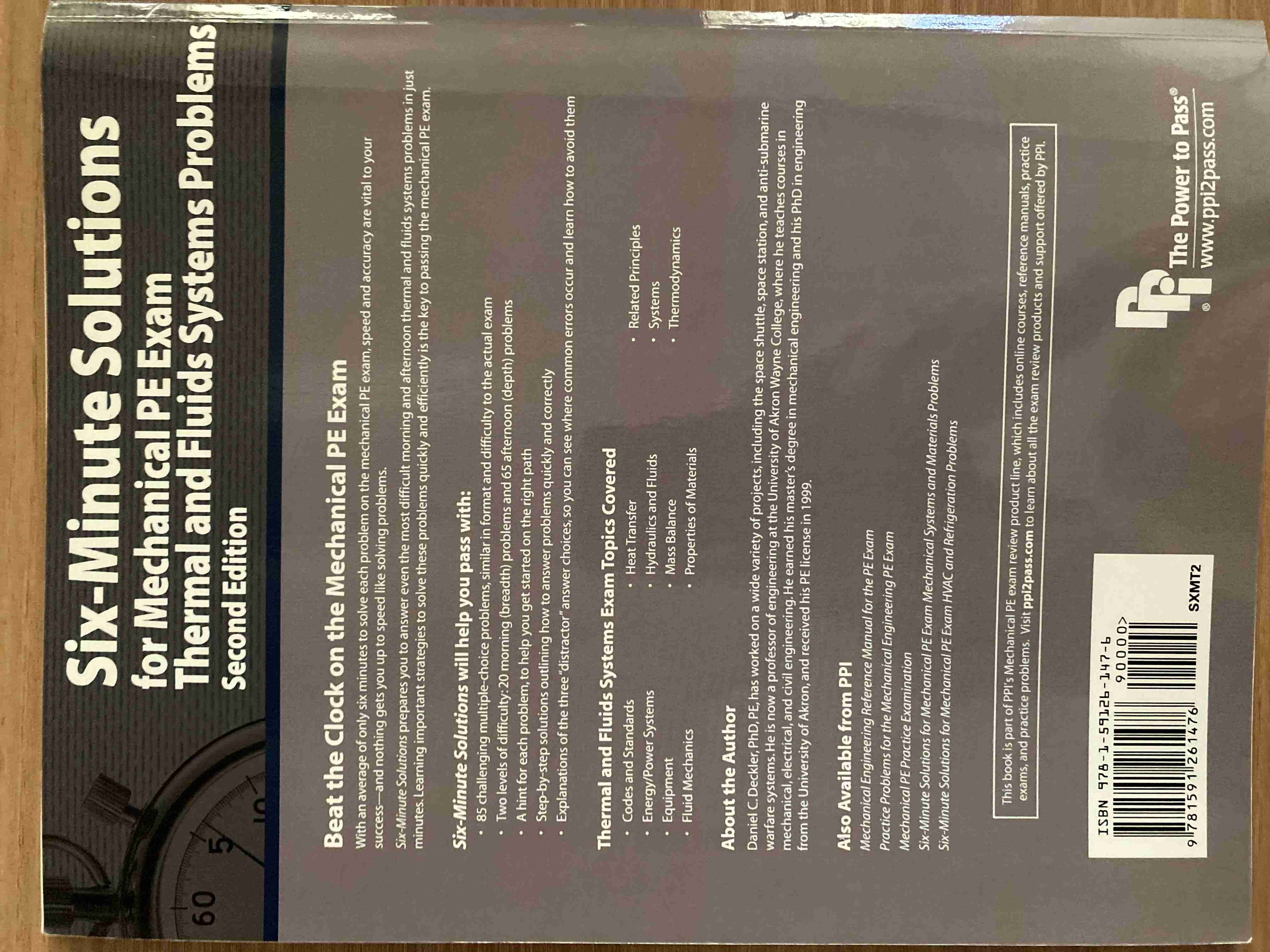 Six-minute Solutions for Mechanical Pe Exam Thermal and Fluids Systems Problems