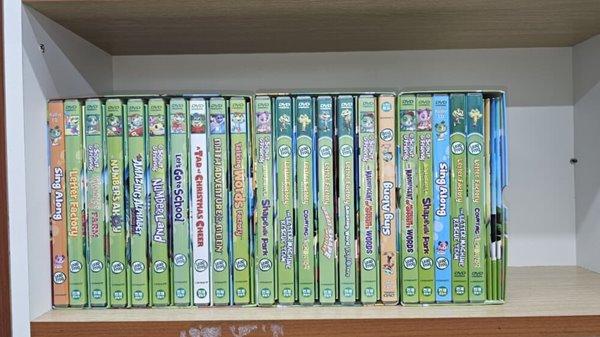 [DVD] 립프로그 Leap Frog 1,2,3집 총 61종 CD + DVD 42종 + 가이드 19권 *전체 구성중 3집 DVD 1장 부족*