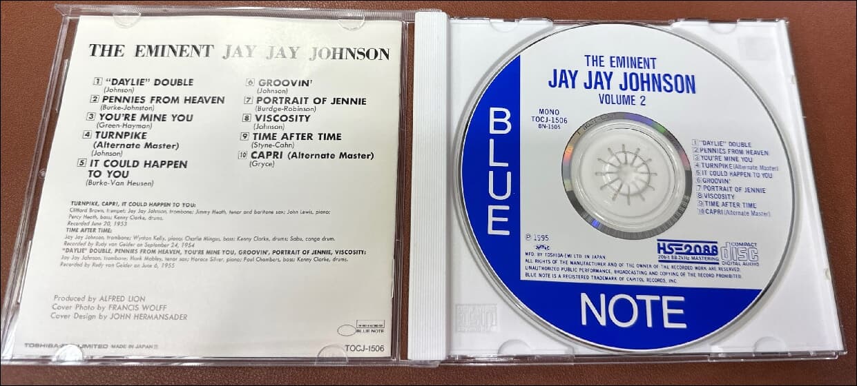 제이 제이 존슨 (J.J. Johnson) - The Eminent Jay Jay Johnson Volume 2(1995년 일본발매)