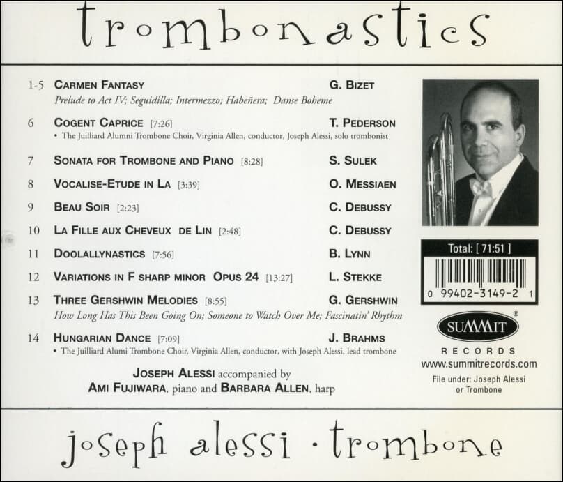 조셉 알레씨 (Joseph Alessi) - 트럼본의 매력 (Trombonastics) (US발매)