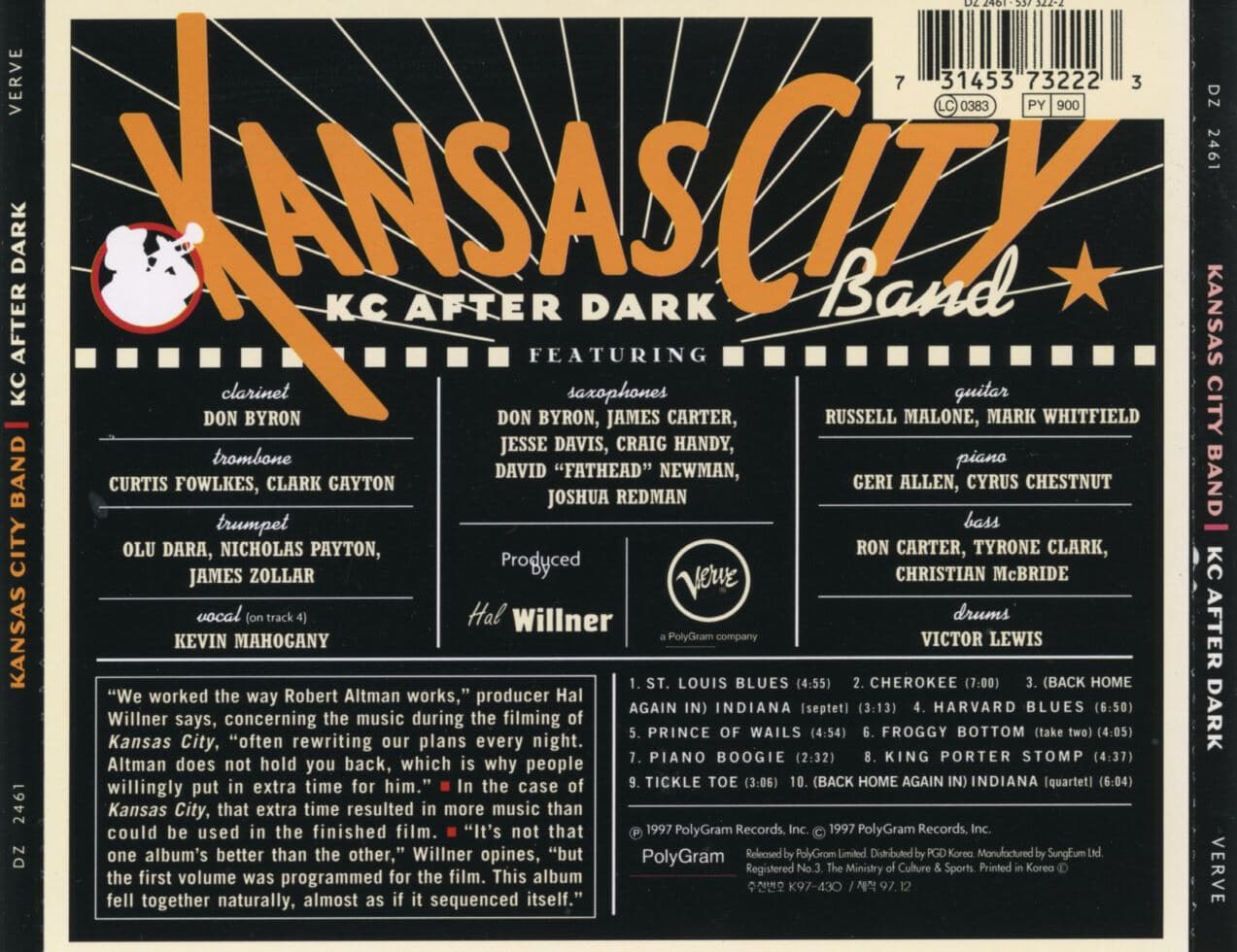 캔사스 시티 밴드 - Kansas City Band - Kc After Dark