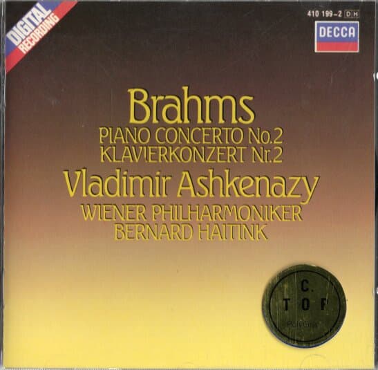 [수입] Brahms - Piano Concerto No.2 : Ashkenazy / Haitink