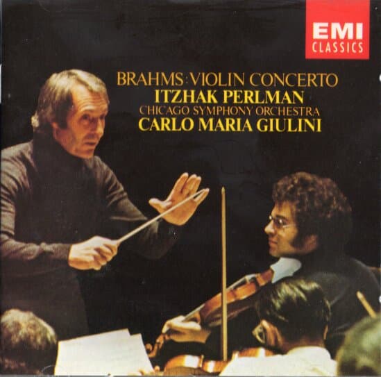 [수입] Brahms - Violin Concerto Op.77 : Pearlman / Giulini