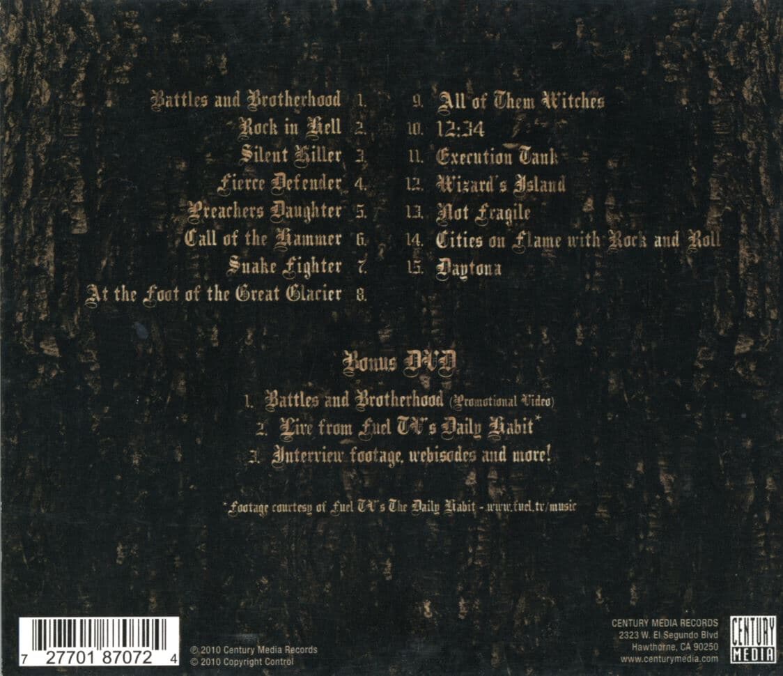 쓰리 인치 블러드 - 3 Inches Of Blood - Here Waits Thy Doom 2Cds [1CD+1DVD] [U.S발매]