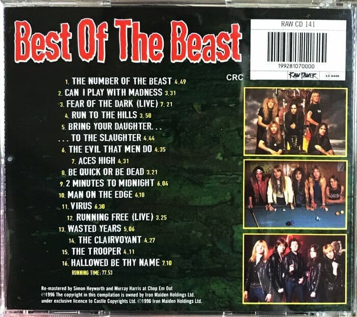 [수입CD] Iron Maiden - Best Of The Beast