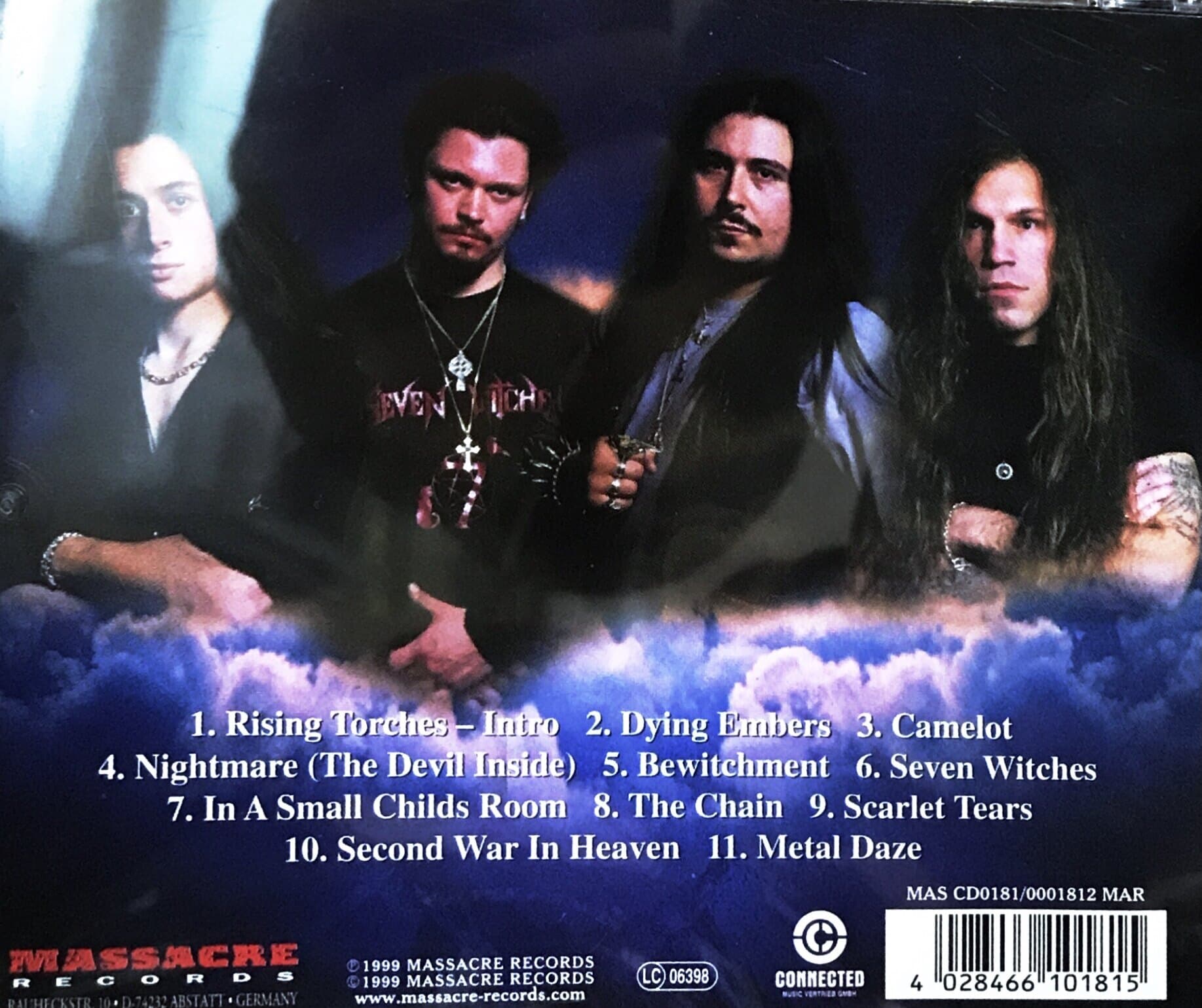 [수입CD] Seven Witches - Second War in Heaven 1집