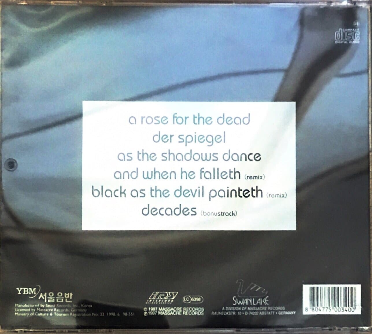 [수입CD] Theatre of Tragedy - A rose For The Dead