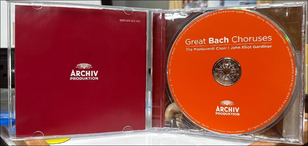 바흐의 위대한 합창음악 (Great Bach Choruses) - 가디너 (John Eliot Gardiner)(EU발매)