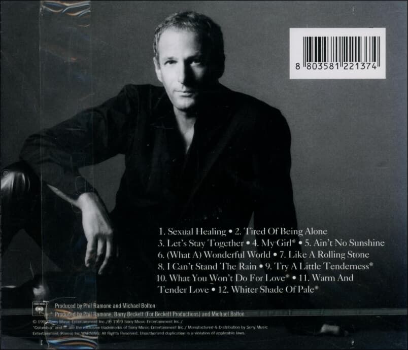 마이클 볼튼 (Michael Bolton) - Timeless (The Classics Vol.2)(미개봉)