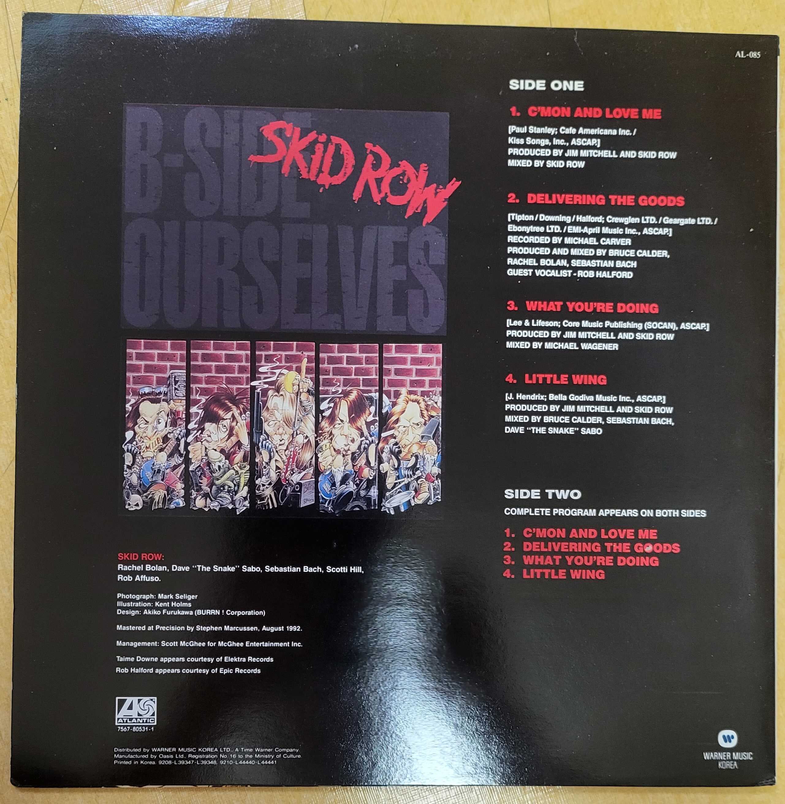 스키드 로우 (SKID ROW) - B-Sides Ourselves (개봉, LP)