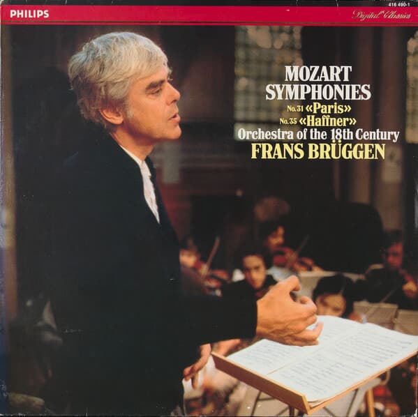 [수입][LP] Frans Bruggen - Mozart: Symphonies No 31 ˝Paris˝, No 35 ˝Haffner˝
