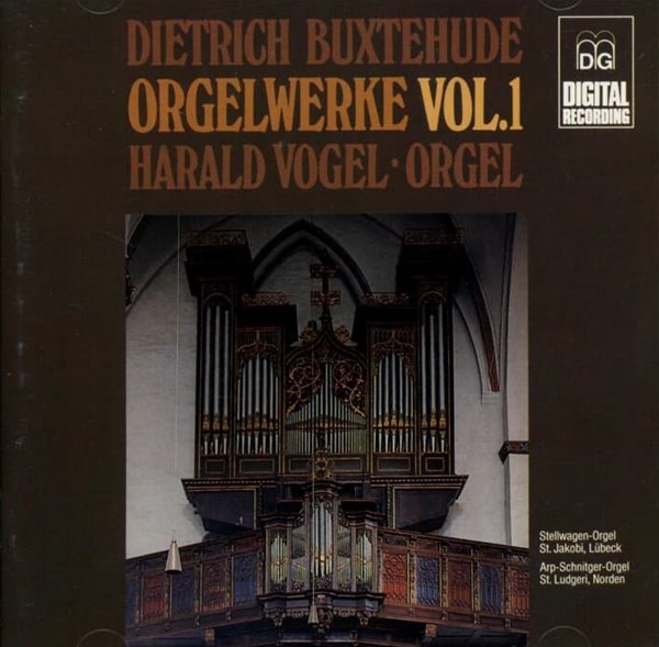 북스테후데 (Buxtehude) : 오르간 작품 1집 (Orgelwerke Vol.1) - 포겔 (Harald Vogel)(독일발매)