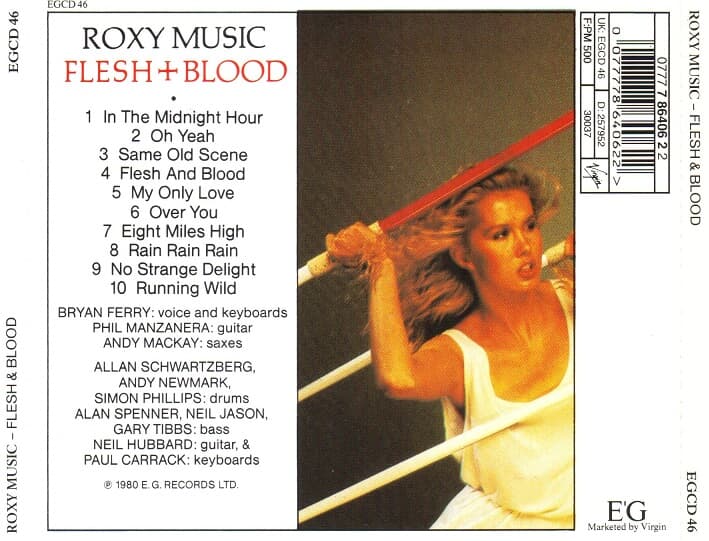 [수입] Roxy Music - Flesh + Blood