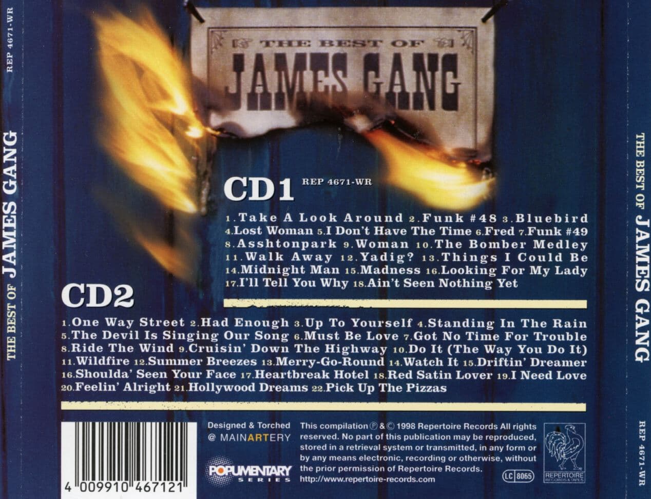 제임스 갱 - James Gang - The Best Of James Gang 2Cds [독일발매]