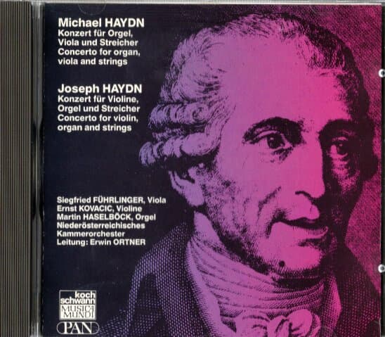 [수입] Michael Haydn - Concerto for organ, Viola / Joseph Haydn - Concerto for Violin, Organ