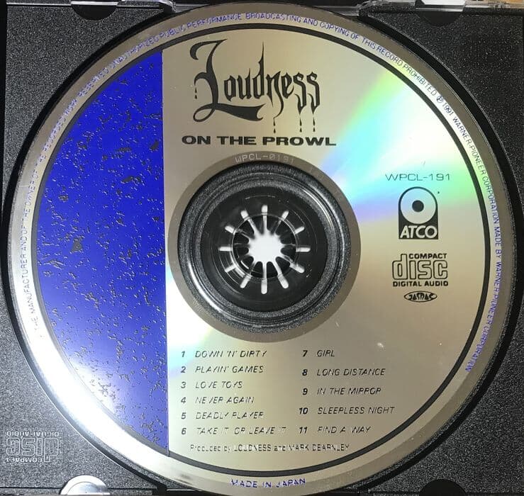 [수입CD] Loudness - On The Prowl