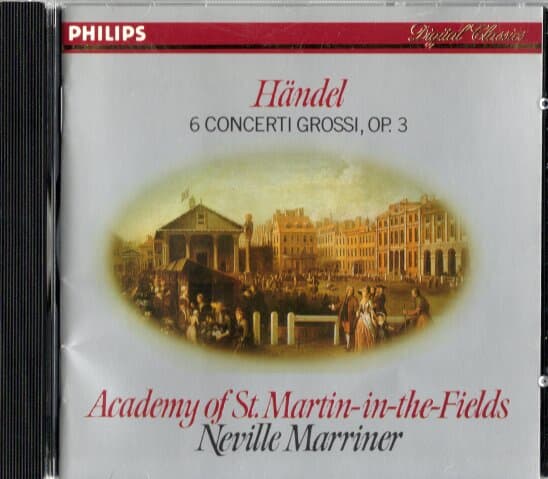 [수입] Handel - 6 Concerti Grossi Op.3 : Neville Marriner