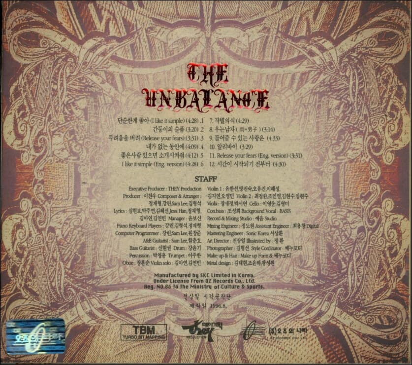 베이시스 (Basis) 2집 - The Unbalance 