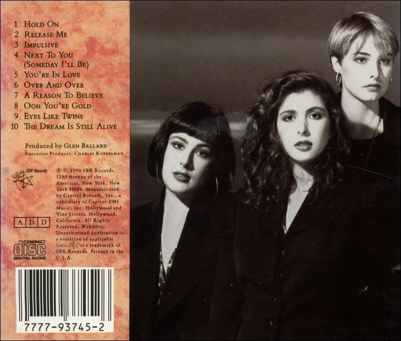 윌슨 필립스 (Wilson Phillips) -  Wilson Phillips(US발매)