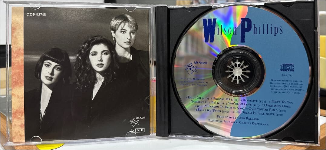 윌슨 필립스 (Wilson Phillips) -  Wilson Phillips(US발매)