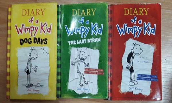 Diary of a Wimpy Kid : Greg Heffley‘s Journal+The Last Straw+Dog Days /(세권/하단참조)