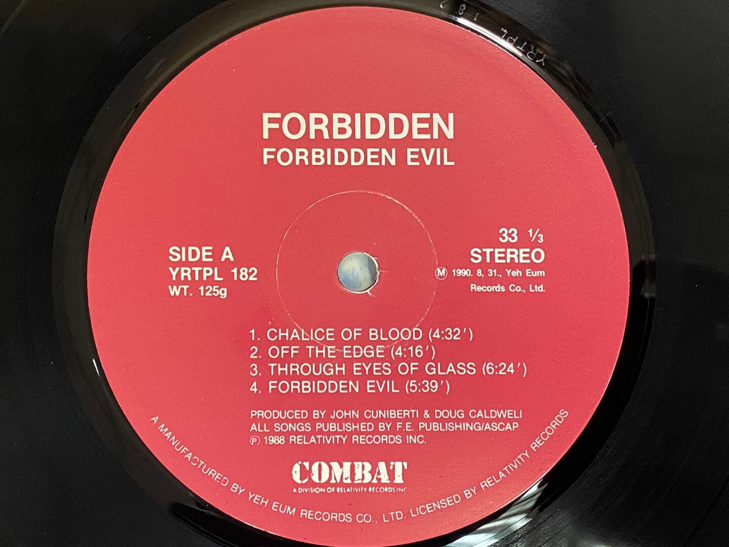 [LP] 포리든 - Forbidden - Forbidden Evil LP [예음-라이센스반]
