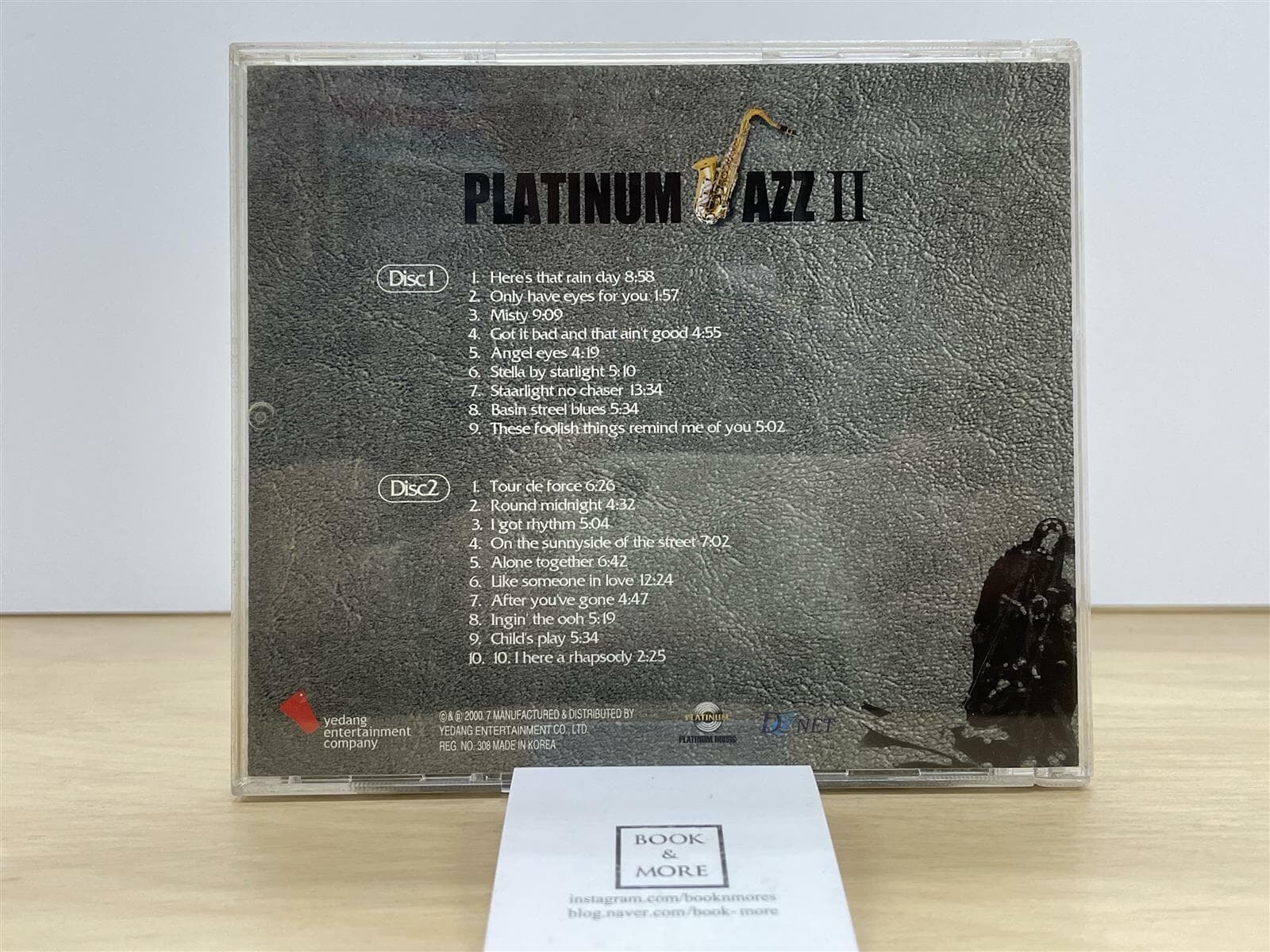 Platinum Jazz Vol.2 / Various Artists /예당엔터테인먼트 --  상태 : 최상급