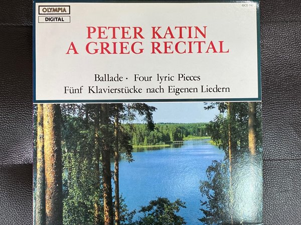 [LP] 피터 카틴 - Peter Katin - A Grieg Recital LP [서울-라이센스반]