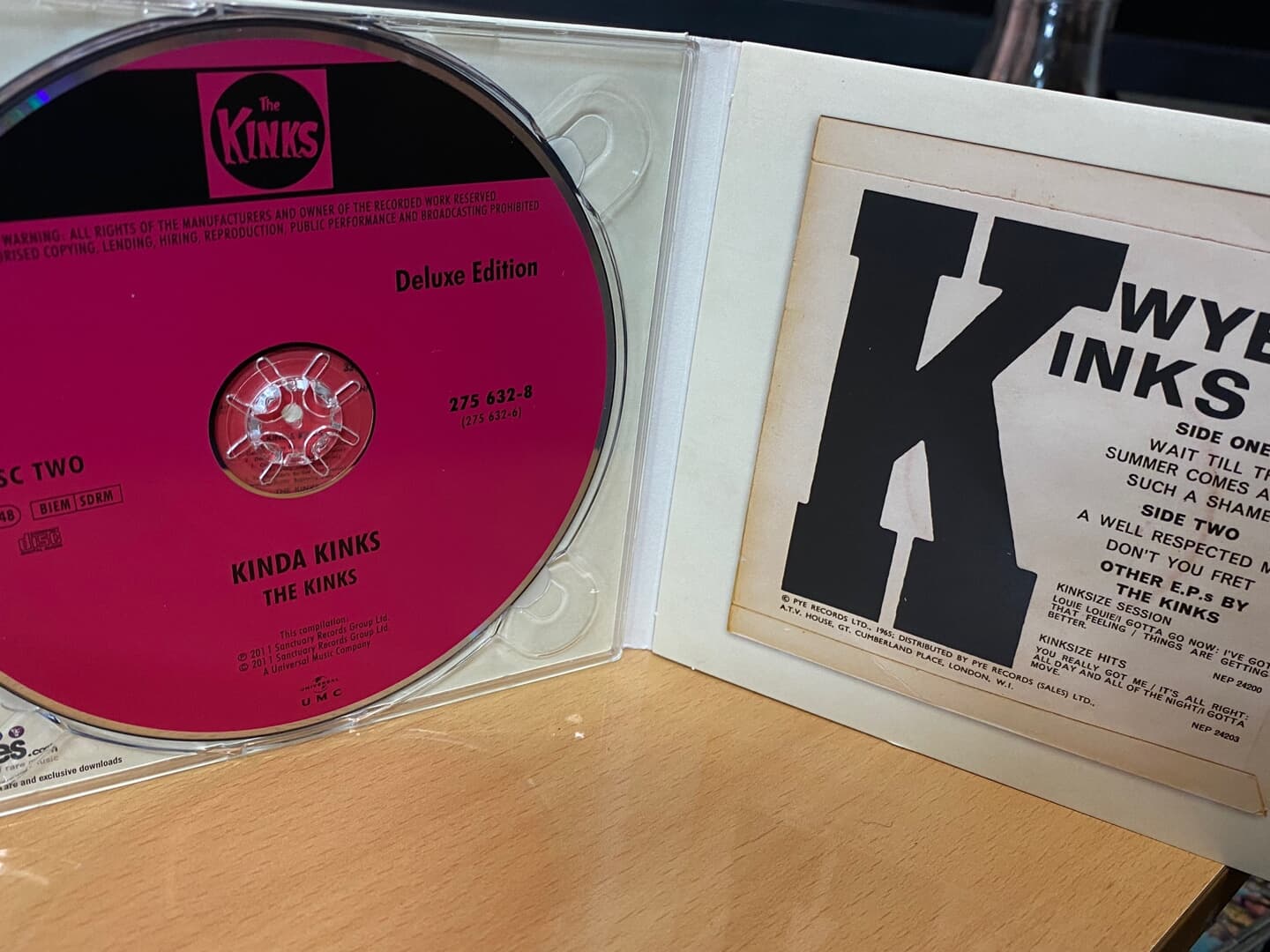 킨크스 - The Kinks - Kinda Kinks 2Cds [디지팩] [E.U발매]
