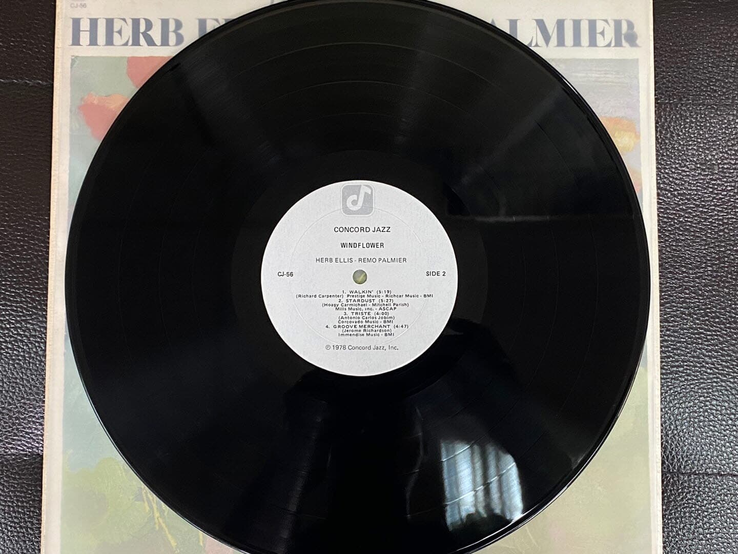 [LP] 허브 앨리스,레모 팔미에 - Herb Ellis,Remo Palmier - Windflower LP [U.S반]